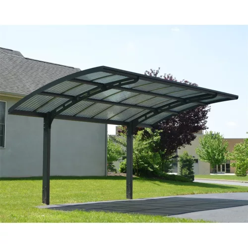 Palram Canopia Arizona Wave 5000 fedett kocsibeálló 494x288 cm, két oszlopon, 233 cm belmagasság