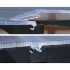 Palram Canopia Torino 4x4,25 m télikert antracit, 3 dupla tolóajtóval, zárható, alapkerettel