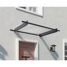 Palram Canopia Nancy 1500 bejárati előtető, átlátszó polikarbonát, 100 kg/m² hóterhelés