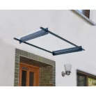 Palram Canopia Nancy 1500 bejárati előtető, átlátszó polikarbonát, 100 kg/m² hóterhelés