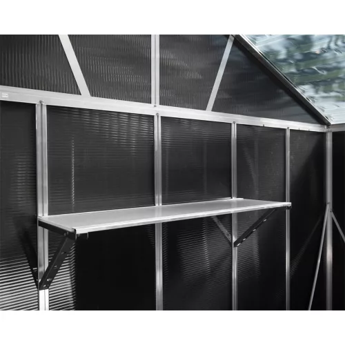Palram Canopia Skylight Utility Shelf függő polc kerti tárolóhoz – kihasználja a falfelületet