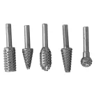 MTX 5db kúpos rotációs reszelő (frézer) szett fához