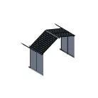 Palram Canopia Yukon hosszabbító panel 124 cm – a kerti tároló bővítéséhez, 7,9 m³ pluszban