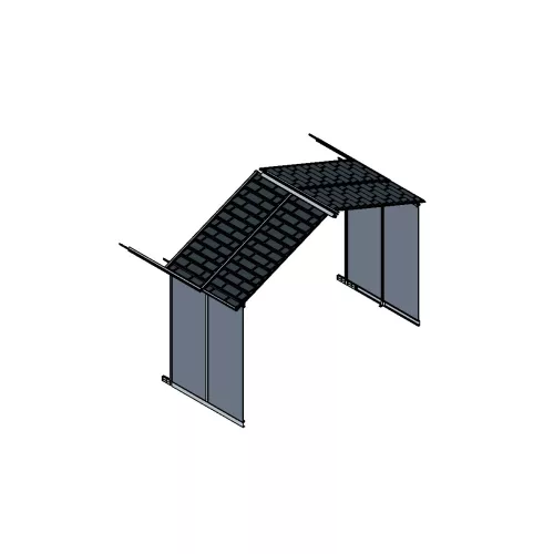 Palram Canopia Yukon hosszabbító panel 124 cm – a kerti tároló bővítéséhez, 7,9 m³ pluszban