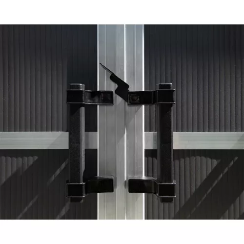 Palram Canopia Yukon 11x9 kerti tároló ház antracit, 16,3 m³, bővíthető, 148 cm dupla ajtóval