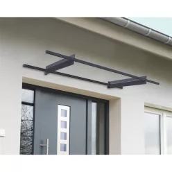   Palram Canopia Nancy 2050 bejárati előtető, átlátszó polikarbonát, 100 kg/m² hóterhelés