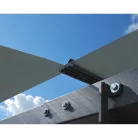 Palram Canopia Arcadia 6400 fedett kocsibeálló 6,44x3,59 m, 23,1 m², antracit alumínium