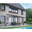 Palram Canopia Capri 4200 pergola teraszfedő 3x4,25 m, antracit, szürke polikarbonát tetővel