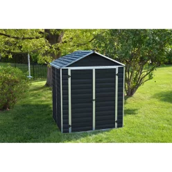   Palram Canopia Skylight 6x5 kerti tároló ház antracit, 5 m³, polikarbonát, padlóval, zárható