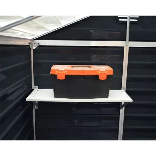 Palram Canopia Skylight 6x5 kerti tároló ház antracit, 5 m³, polikarbonát, padlóval, zárható