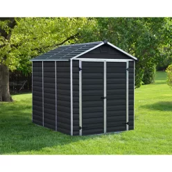   Palram Canopia Skylight 6x8 kerti tároló ház antracit, 7,5 m³, polikarbonát, padlóval, zárható