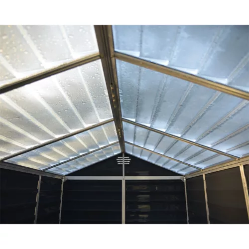 Palram Canopia Skylight 6x8 kerti tároló ház antracit, 7,5 m³, polikarbonát, padlóval, zárható