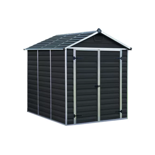 Palram Canopia Skylight 6x8 kerti tároló ház antracit, 7,5 m³, polikarbonát, padlóval, zárható