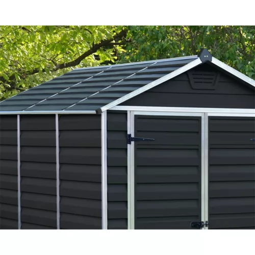 Palram Canopia Skylight 4x6 kerti tároló ház antracit, polikarbonát, padlóval, zárható