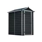 Palram Canopia Skylight 4x6 kerti tároló ház antracit, polikarbonát, padlóval, zárható