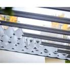 Palram Canopia Stockholm 3,4x5,2 m teraszfedő pergola, antracit, kristálytiszta polikarbonát