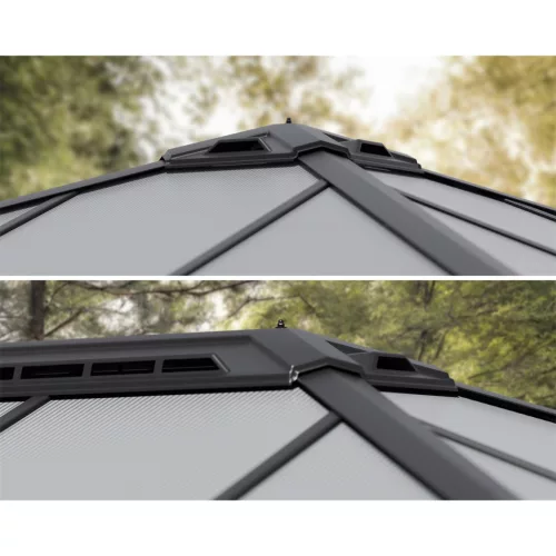 Palram Canopia Dallas 14x16 alumínium kerti pavilon 20,4 m², polikarbonát tetővel