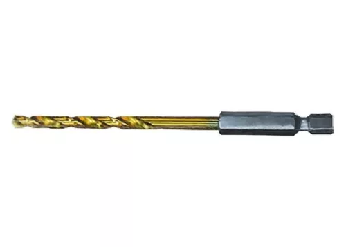 MTX 3x 82 mm HEX HSS-TiN spirális fém fúrószár hatszögletű befogással