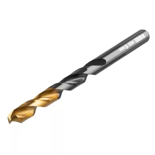 DENZEL 2-8 mm, fém fúrószár készlet HSS-Tin, Golden Tip, 6db tároló dobozban