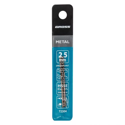 GROSS Professional 2.5x 57 mm HSS-Co fém fúrószár 2db