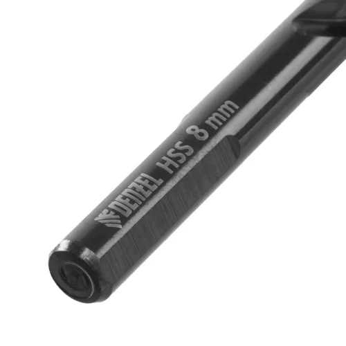 DENZEL 1-10 mm, fém fúrószár készlet HSS-Tin, Golden Tip, 19 db tároló dobozban