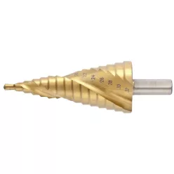   MTX 4-32mm lépcsősfúró csavart horony, 2 éllel háromszög befogással TIN