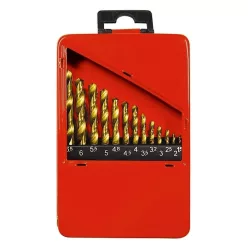   MTX 13db-os HSS-Ti fémfúró készlet 1.5-6.5mm fém kazettában