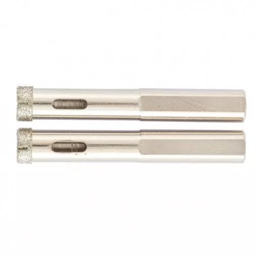 MTX 2db 6x67mm galvanizált gyémánt körkivágó, üveg/kerámia