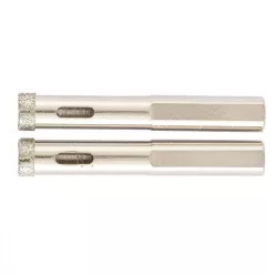   MTX 2db 8x67mm galvanizált gyémánt körkivágó, üveg/kerámia