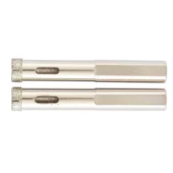   MTX 2db 10x67mm galvanizált gyémánt körkivágó, üveg/kerámia