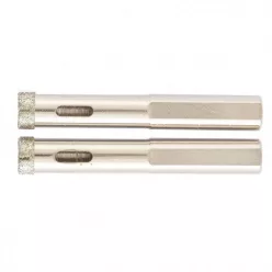   MTX 2db 12x67mm galvanizált gyémánt körkivágó, üveg/kerámia