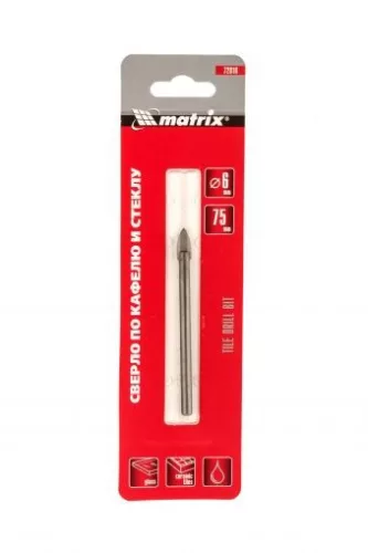 MTX 6mm csempe fúrófej fúrófej egyenes