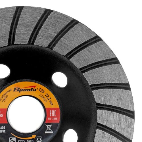 SPARTA 125mm TURBO betoncsiszoló tárcsa polírozáshoz