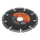 SPARTA 125mm M14 betonvágó tárcsa, szegmentált gyémánt lap, száraz vágás