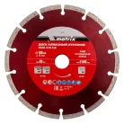 MTX 180mmxM14 szegmentált gyémánt vágótárcsa száraz