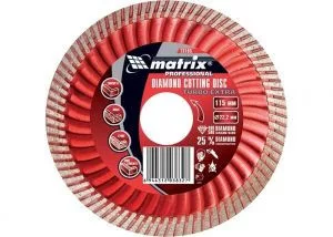 MTX 230mmxM14 Turbó Extra gyémántvágó tárcsa száraz