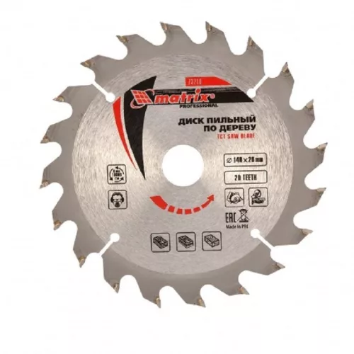 MTX 140x20/16 20T T.C.T. professional körfűrészlap