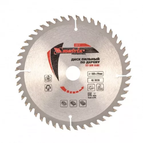 MTX 160x20/16 48T T.C.T. professional körfűrészlap