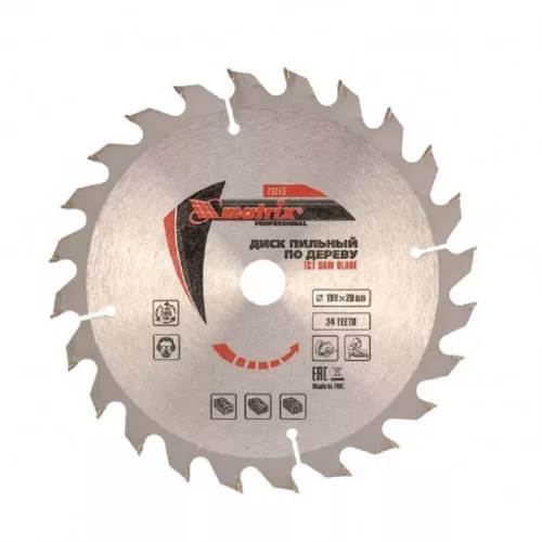 MTX 190x20/16 24T T.C.T. professional körfűrészlap