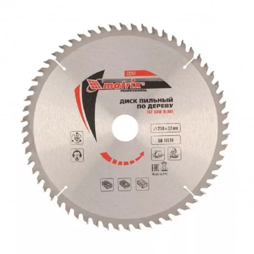 MTX 250x32 60T T.C.T. professional körfűrészlap
