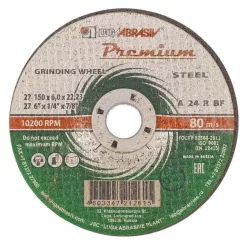 Luga 150 x 6.0 x 22.2mm csiszolótárcsa fémhez