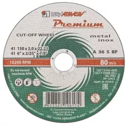 Luga 150 x 1.6 x 22.2mm vágókorong fémhez prémium