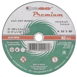 Luga 230x 1,6x 22,2 mm prémium vágókorong fémhez