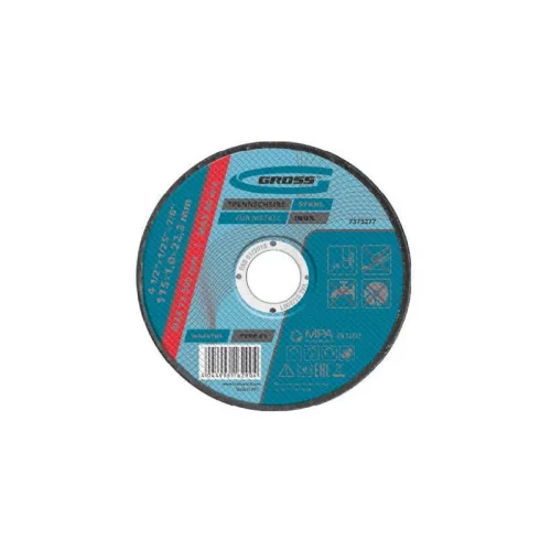 GROSS 115x1,0mm M14 Inox professional vágókorong