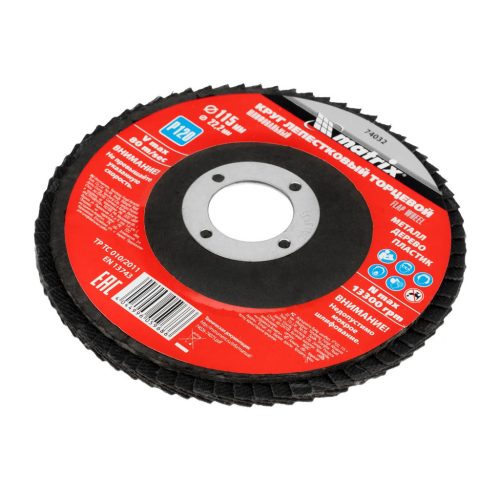 MTX P120 115xM14 legyezőtárcsa sarokcsiszolóhoz vastag