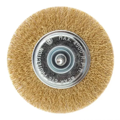 MTX 100x6mm réz drótkorong, kefekorong ütvefúróhoz hullámos