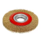 MTX 150X 32 mm sárgaréz kreppelt lapos drótkorong, egyenes, 0,3 mm szállal
