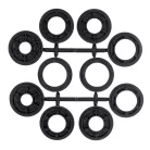 MTX 175X 32 mm sárgaréz kreppelt lapos drótkorong, egyenes, 0,3 mm szállal
