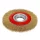 MTX 200X 32 mm sárgaréz kreppelt lapos drótkorong, egyenes, 0,3 mm szállal