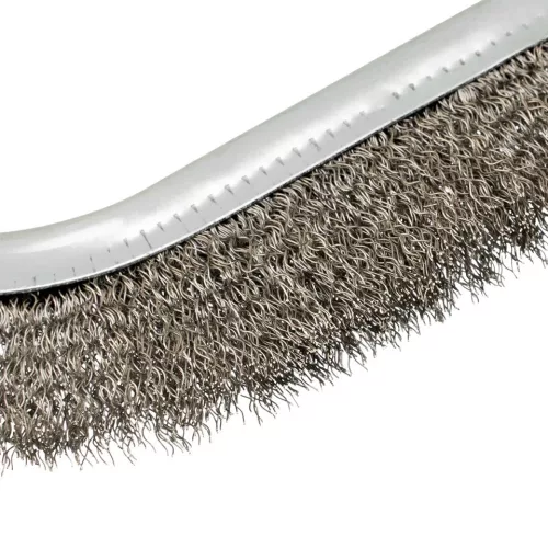 DENZEL INOX acél drótkefe műanyag nyéllel